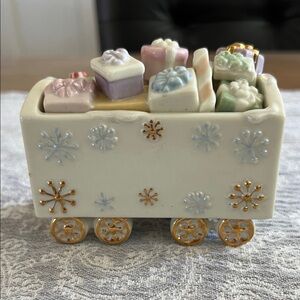 Lenox vintage holiday traditions train gift